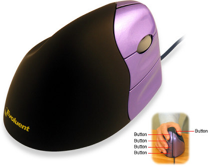 Un mouse ergonómico vertical
