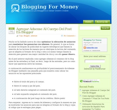ganar dinero con el blog