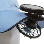 Mini ventilador solar para tu gorra
