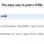 Paste HTML, aloja y testea tus archivos HTML